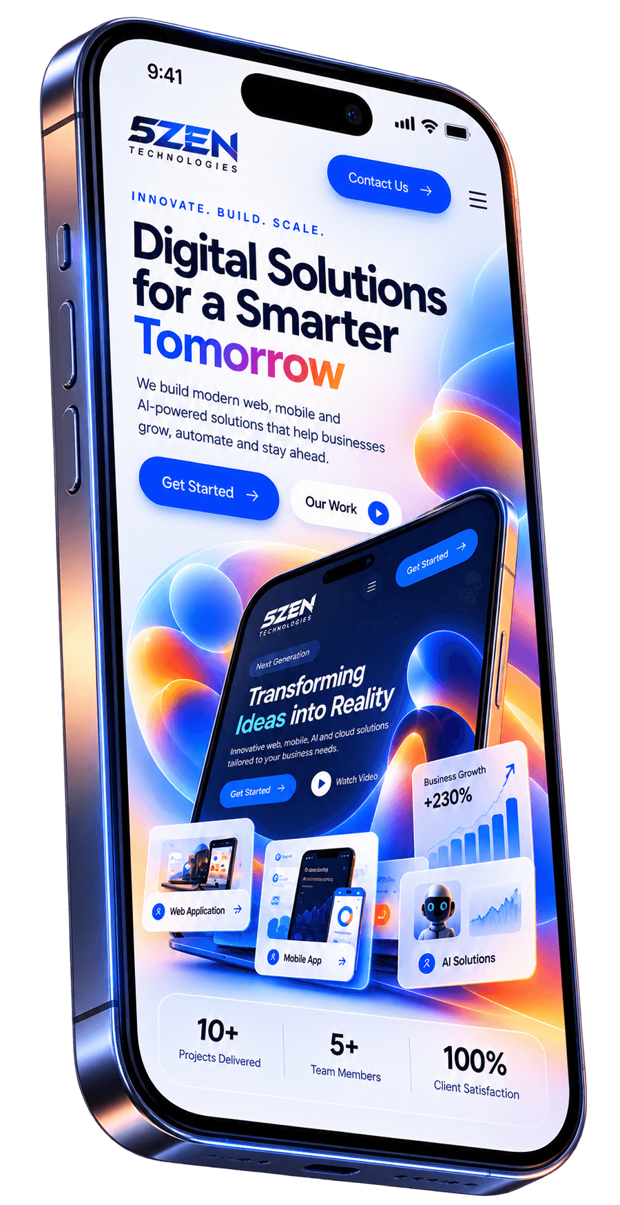 5Zen Mobile App Showcase